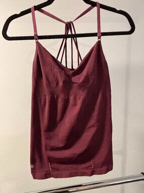 LIKE NEW: Athleta Allegro Support Tank Top Strappy Back Compression Stretch